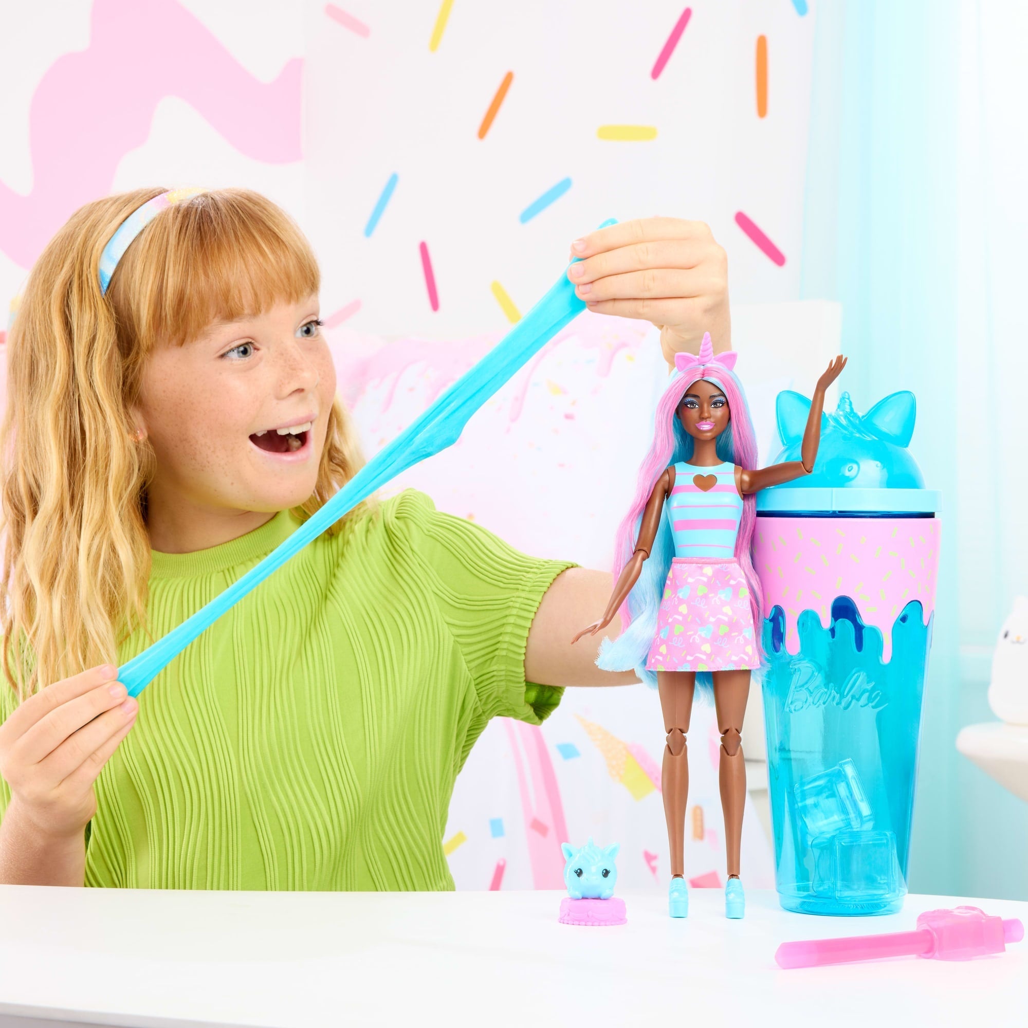 Barbie-Pop Reveal-Poupée Licorne Et Accessoires Série Shakes