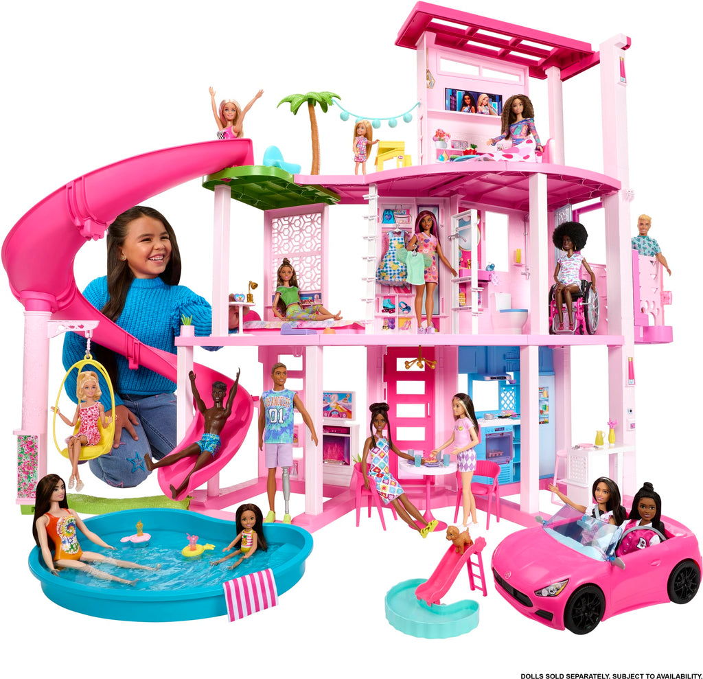 Barbie - Coffret Barbie Maison de Rêve - Poupée Mannequin - 3 ans et +