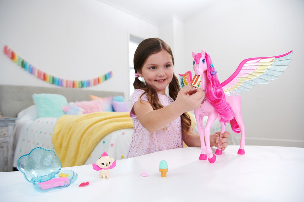 Barbie – Barbie Une Touche De Magie – Coffret Pégase Sons Et Lumières