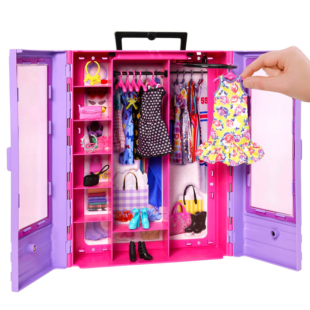 Armadio Moda Fashion Di Barbie Fashionistas Accessorio Con 6 Grucce, Dai 3 Anni in Su