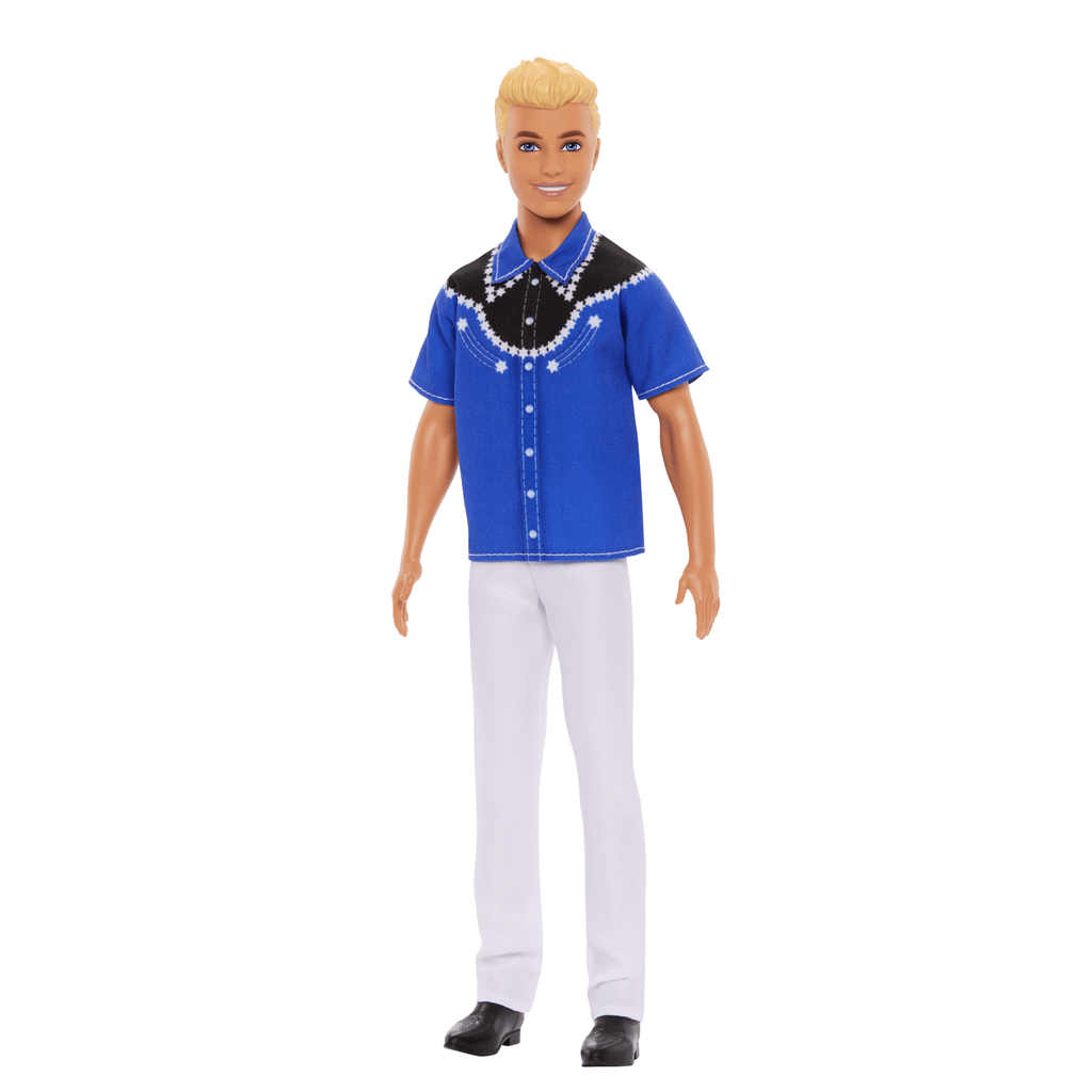 Barbie Fashionistas Ken-Puppe Nr. 226, Blonde Modepuppe Mit Westernlook, 65. Jubiläum
