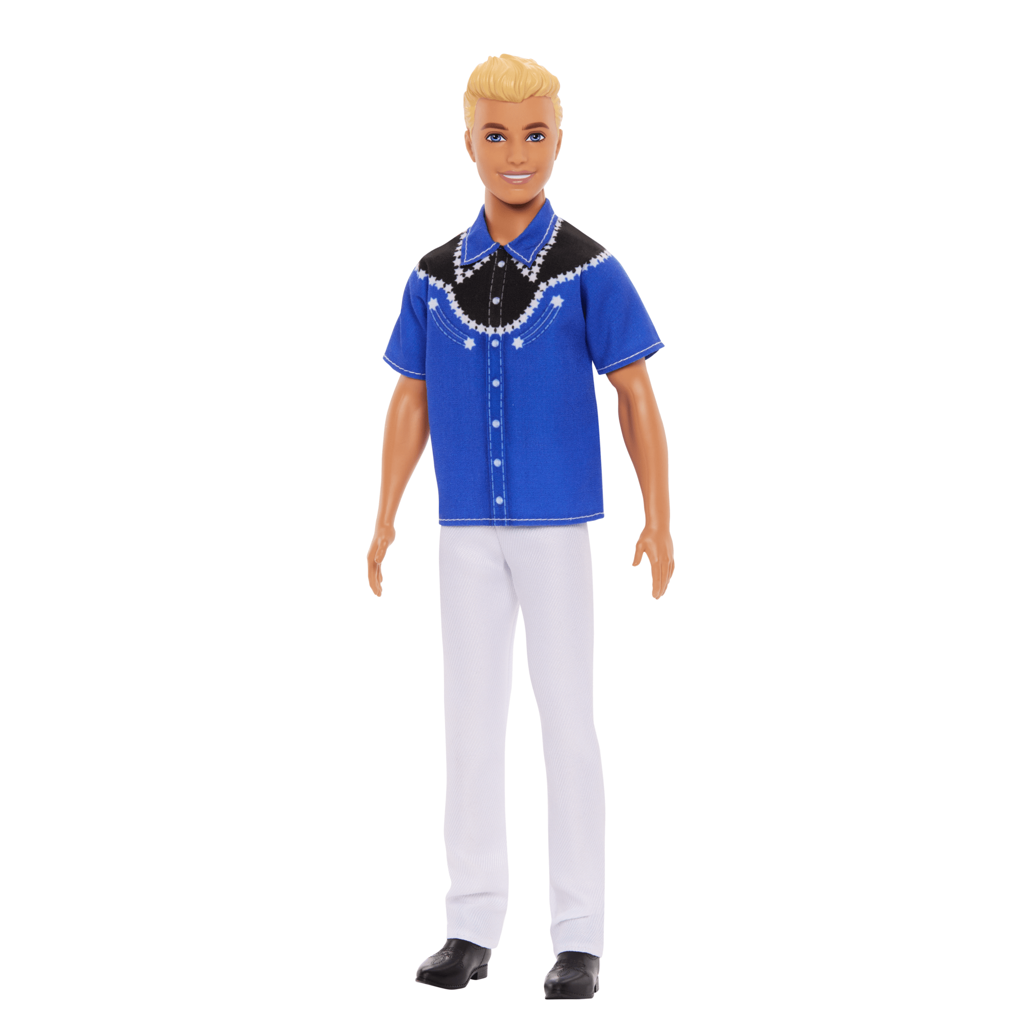 Barbie Fashionistas Ken-Puppe Nr. 226, Blonde Modepuppe Mit Westernlook, 65. Jubiläum