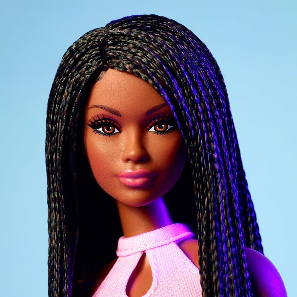 Barbie-Barbie Looks N° 21-Poupée Avec Tresses Brunes Et Tenue An 2000