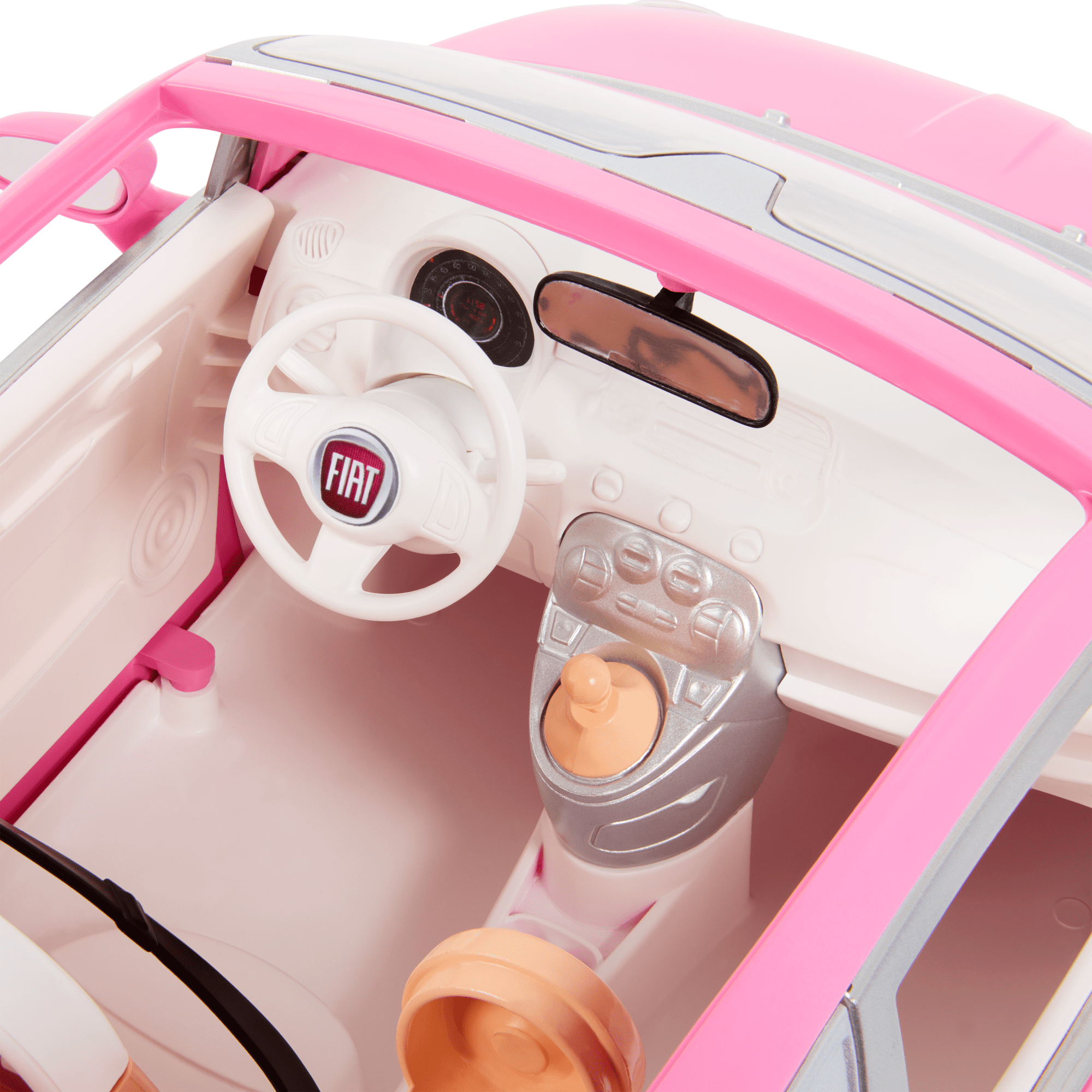 Conjunto De Muñeca Barbie Y Vehículo Fiat 500, Muñeca De Moda Rubia Con Coche De Juguete Rosa Y Accesorios