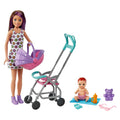 Barbie-Coffret Skipper Baby-Sitter Poussette Avec Poupée, Dès 3 Ans