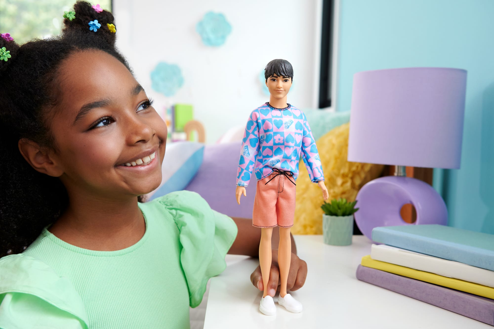 Barbie Fashionistas Ken-Puppe Nr. 219 Mit Schlankem Körper Und Abnehmbarem Outfit
