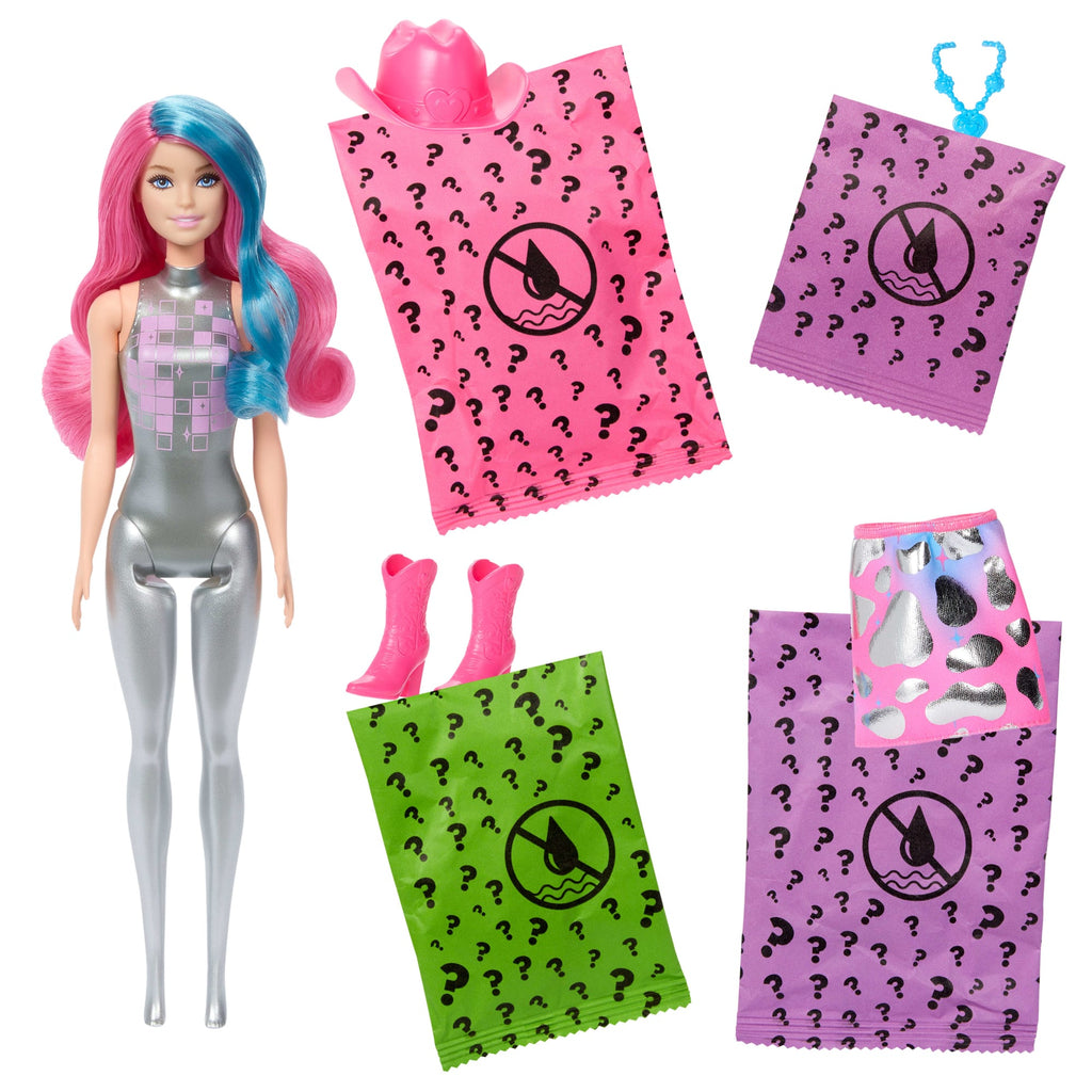 Κούκλες Barbie Color Reveal Σειρά Disco Star Κούκλα Και Αξεσουάρ Με 6 Εκπλήξεις (Τα Σχέδια Μπορεί Να Διαφέρουν)