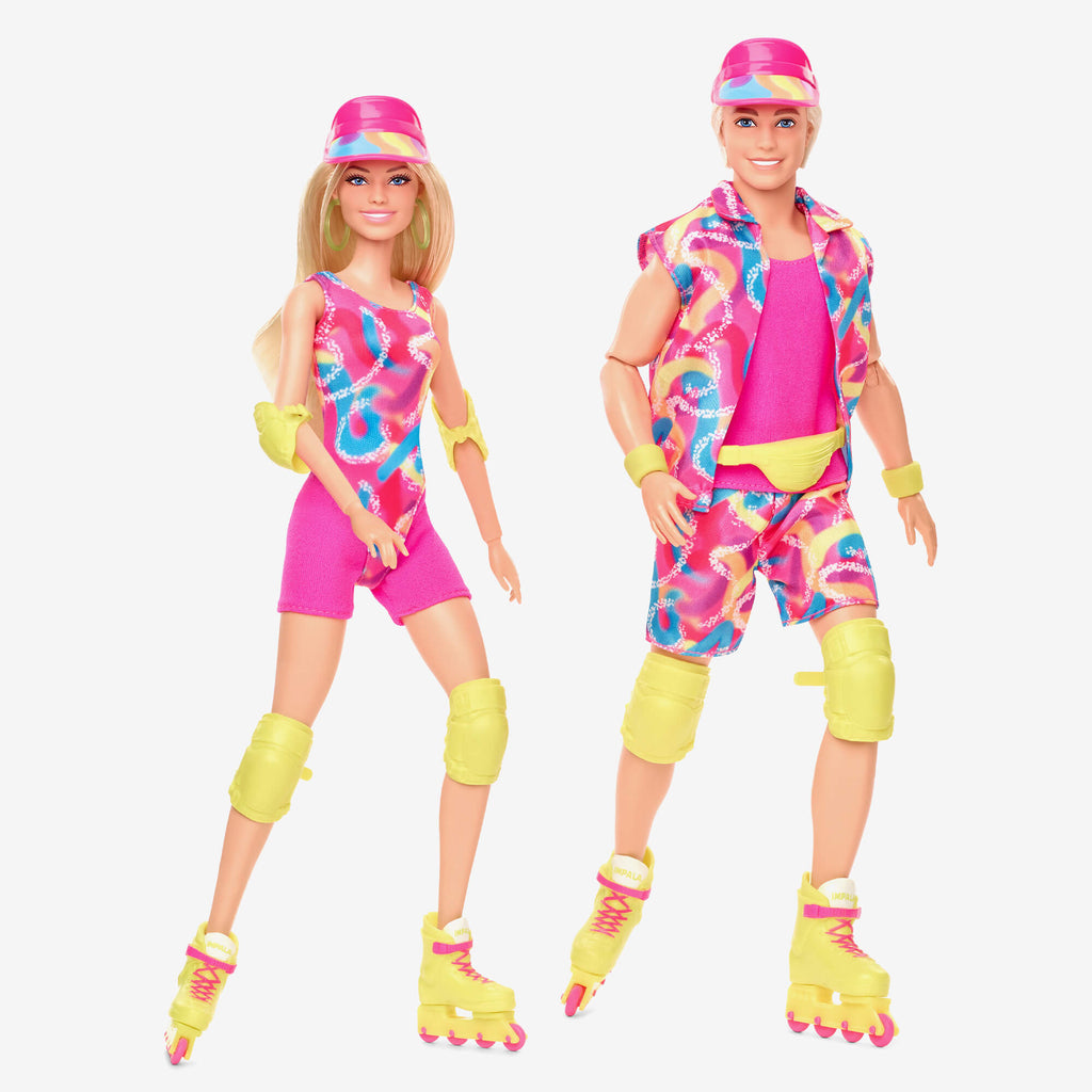 Barbie Le Film Poupée Ken Du Film Poupée Ken De Collection Portant Une Tenue De Patinage Rétro Et Des Rollers