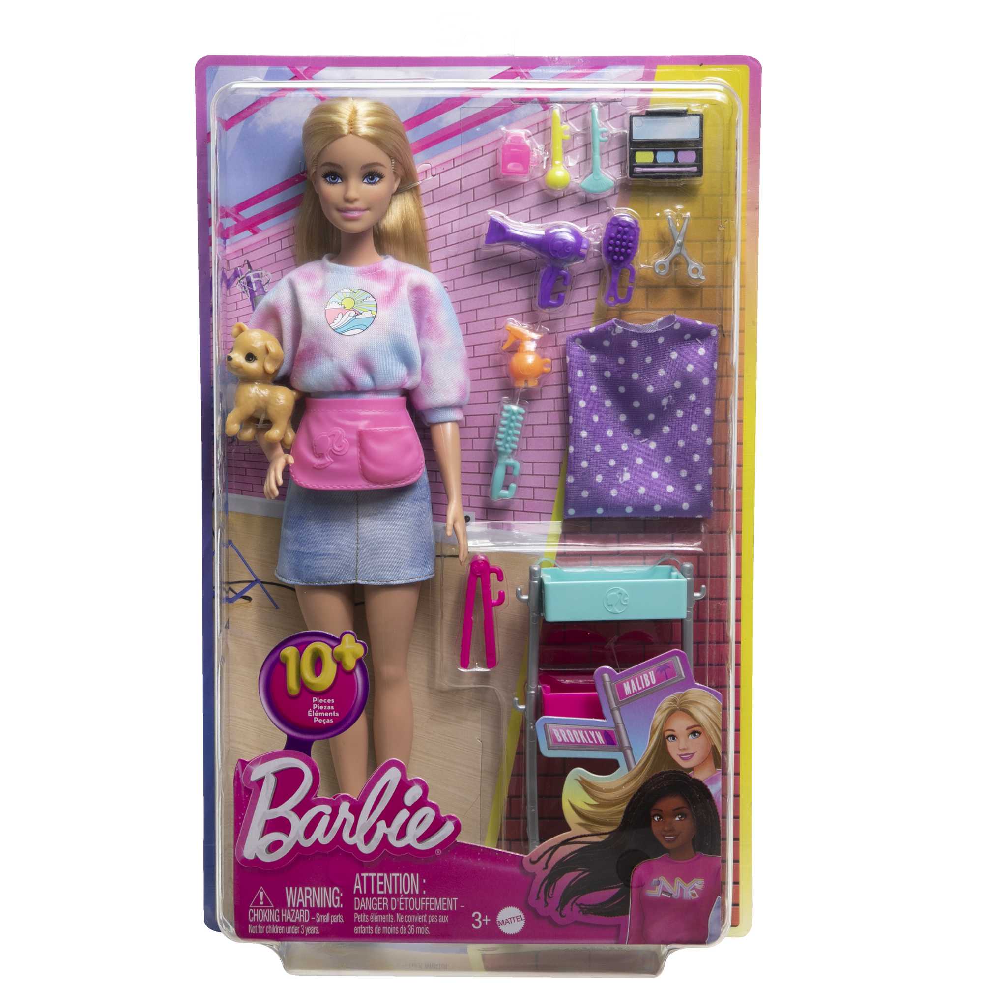 Barbie - Coffret Barbie Styliste Pour La Télévision - Poupée Mannequin - 3 Ans Et +