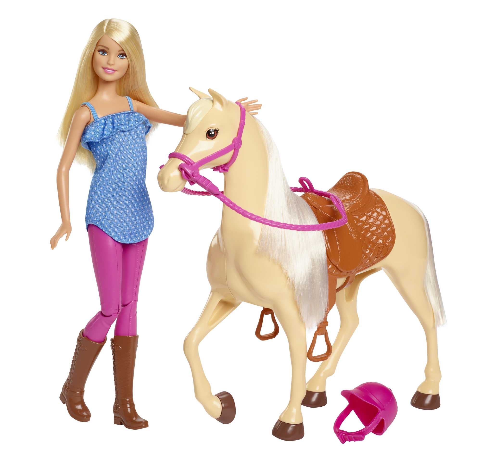 Barbie - Barbie Et Son Cheval - Coffret Poupée Mannequin - 3 Ans Et +