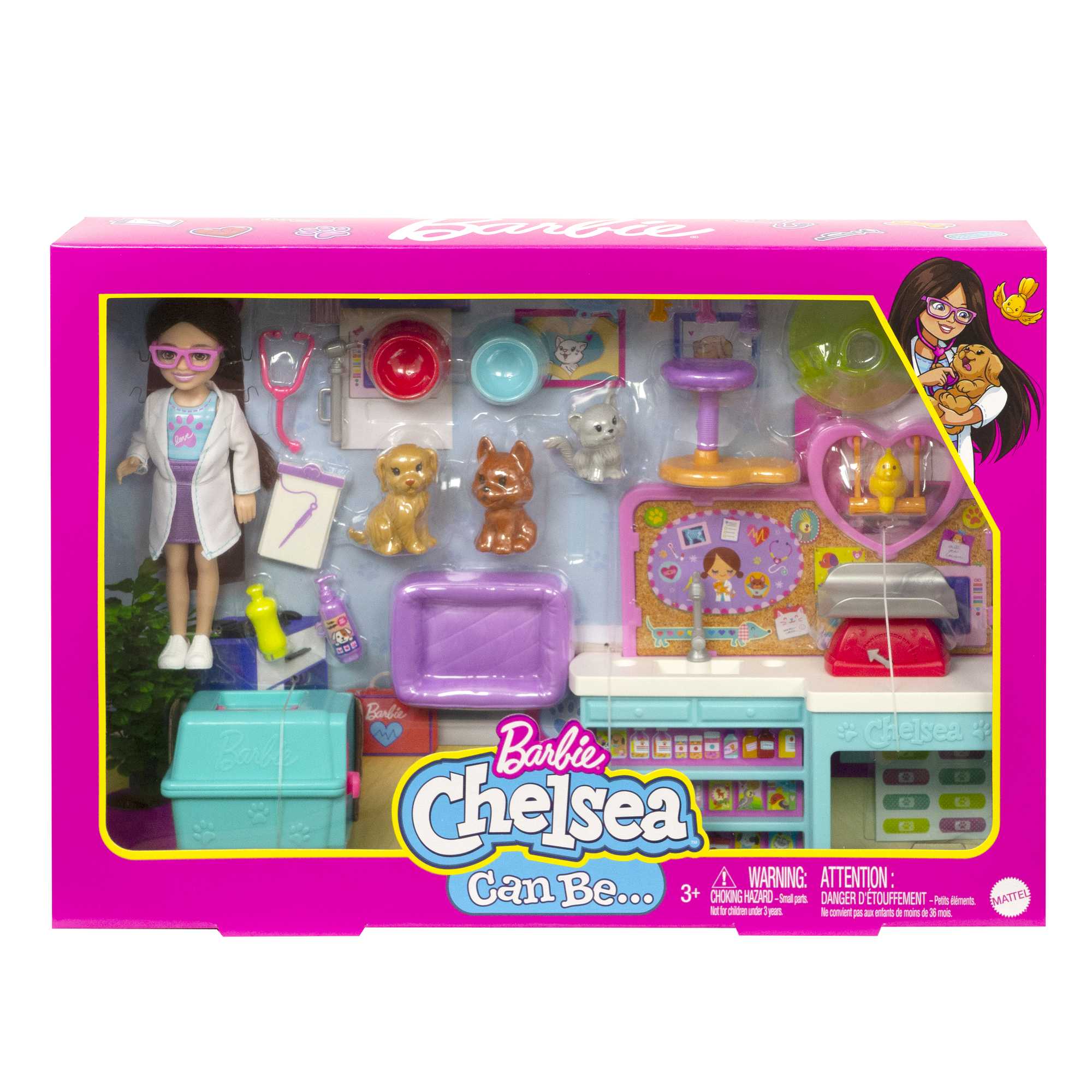 Barbie – Coffret Chelsea Vétérinaire