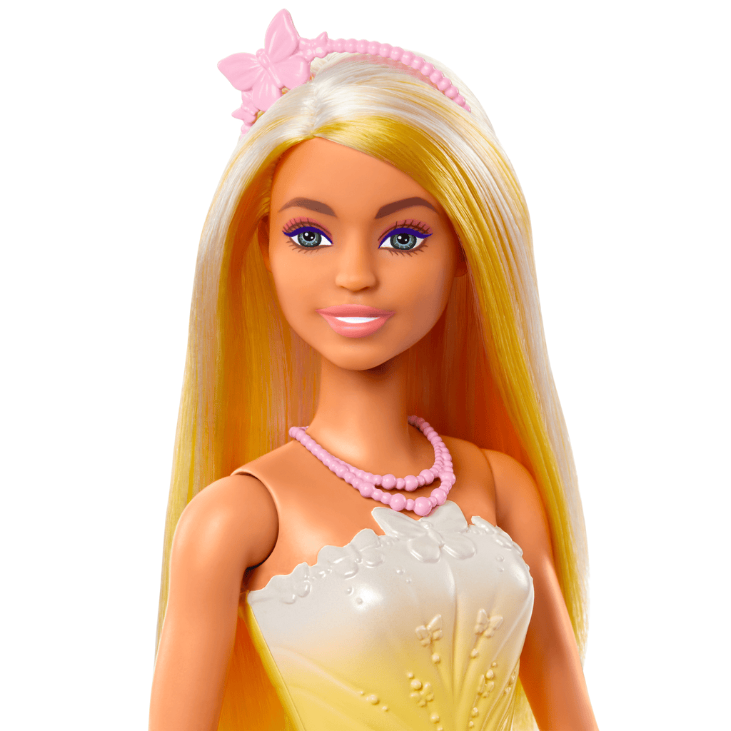 Muñecas Barbie De La Realeza Con El Pelo Colorido, Faldas Con Estampado De Mariposas Y Accesorios