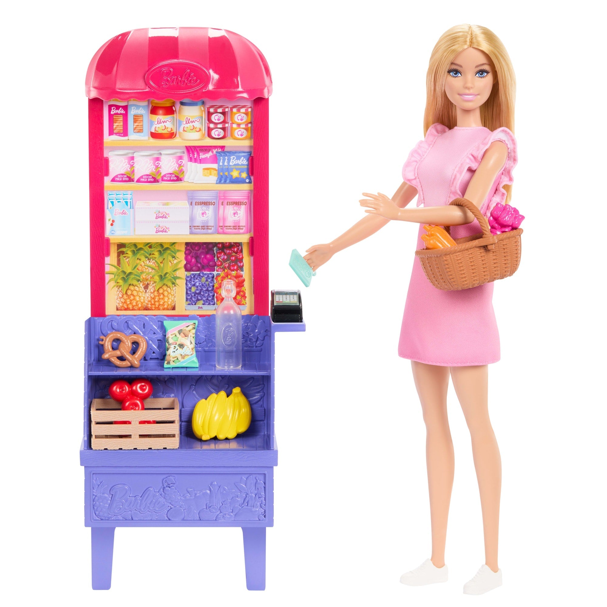 Muñeca Y Conjunto De Juego Barbie Malibu En El Mercado De “Barbie And Teresa Recipe For Friendship” Con 11 Accesorios