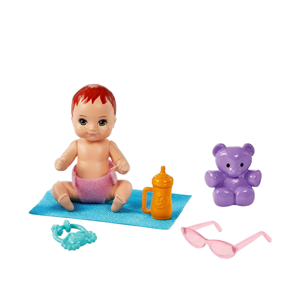 Barbie-Coffret Skipper Baby-Sitter Poussette Avec Poupée, Dès 3 Ans