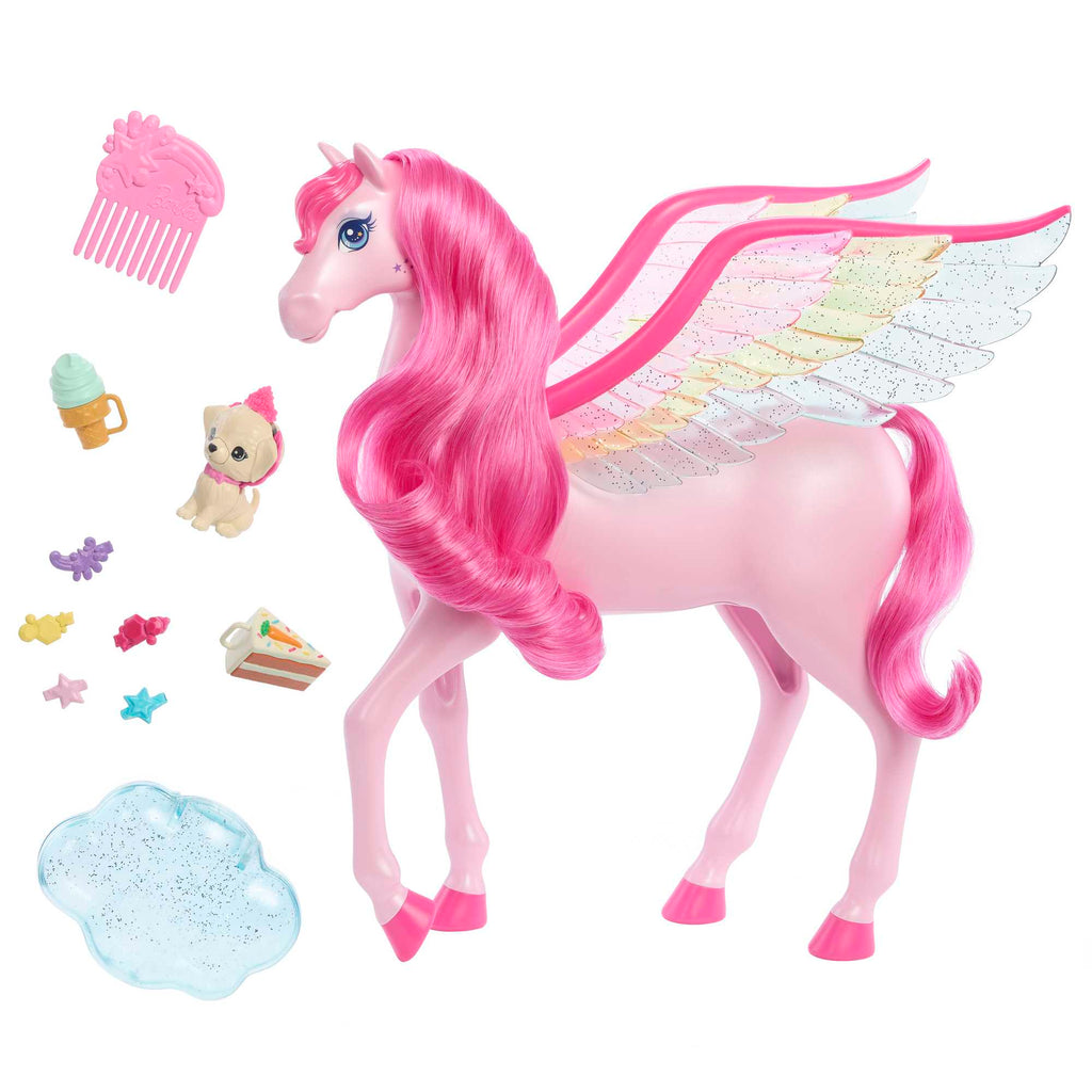 Barbie – Barbie Une Touche De Magie – Coffret Pégase Sons Et Lumières