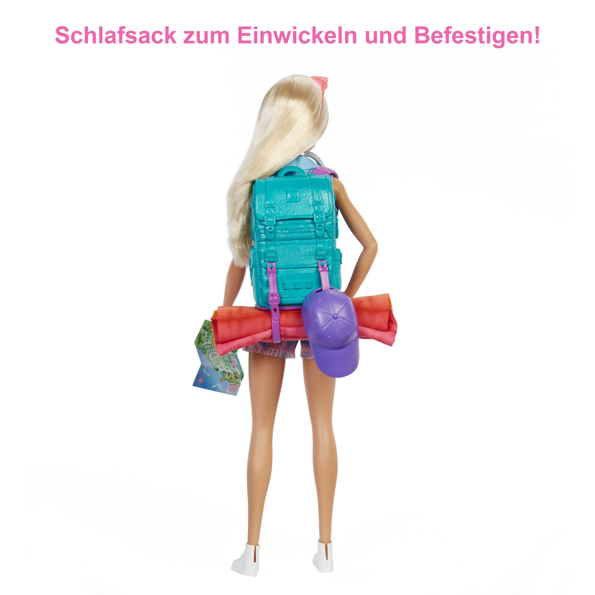Barbie "It Takes Two Camping" Set Inkl. Malibu Puppe, Hund & Zubehör