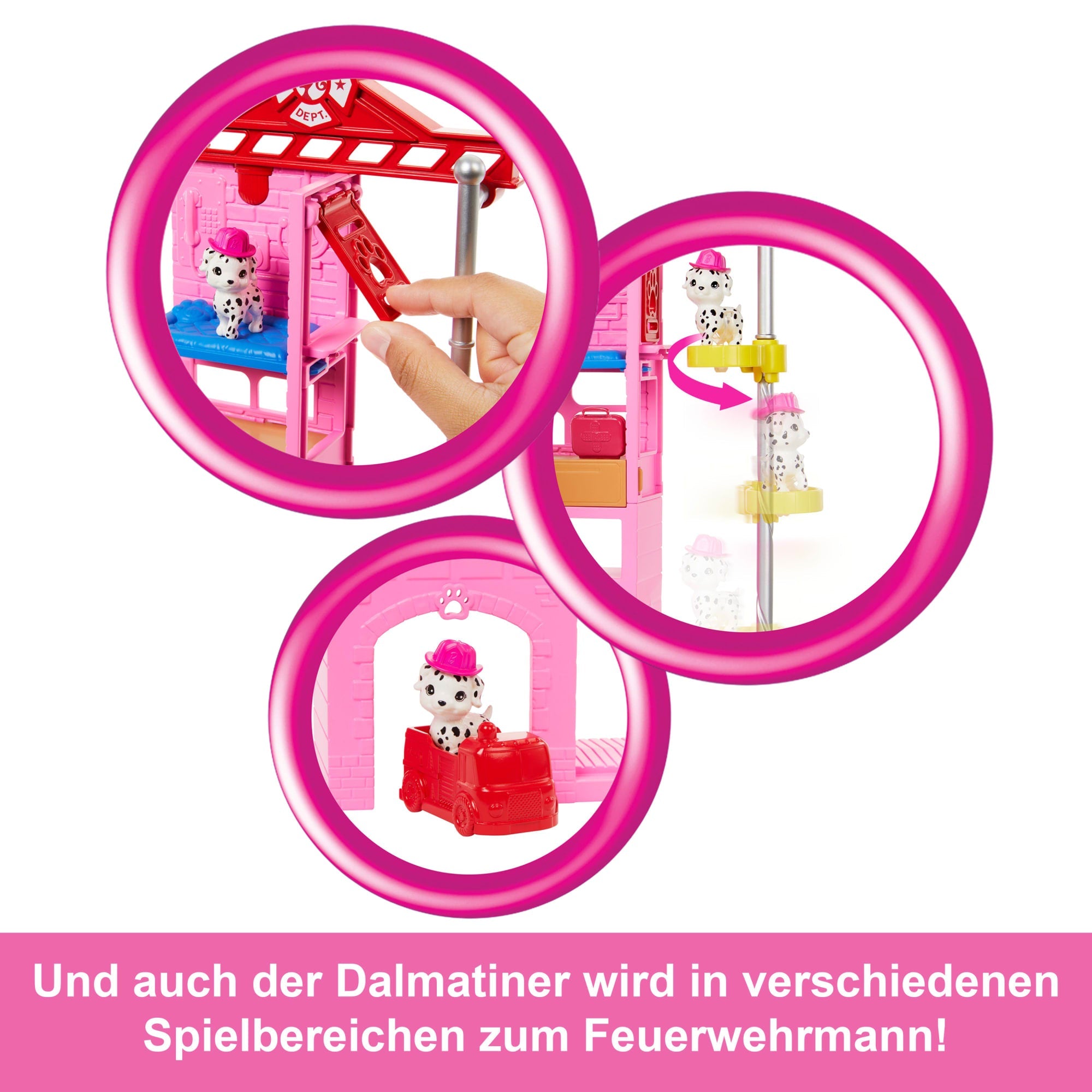 Barbie Feuerwehr Spielset