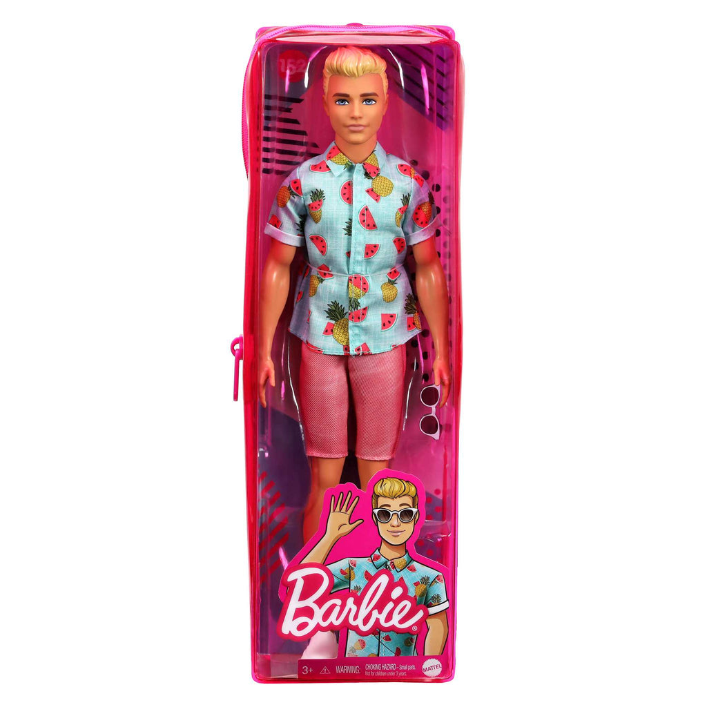 Barbie Ken Fashionistas Puppe Im Shirt Mit Früchteprint, Anziehpuppe