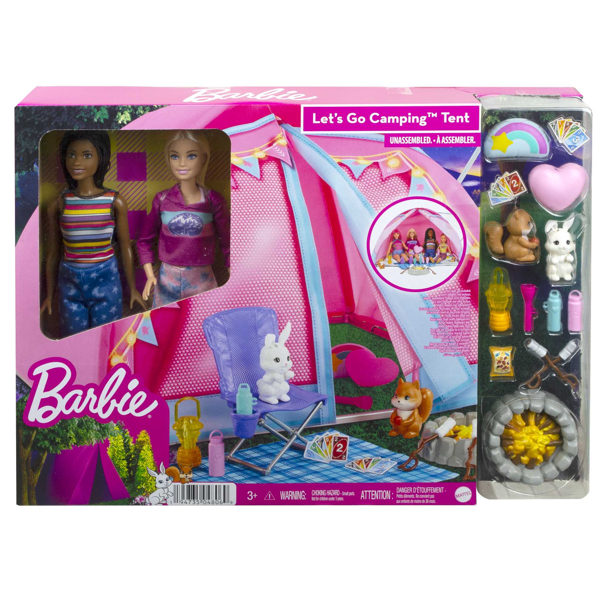 Barbie® Malibu ve Brooklyn Kampta Oyun Seti