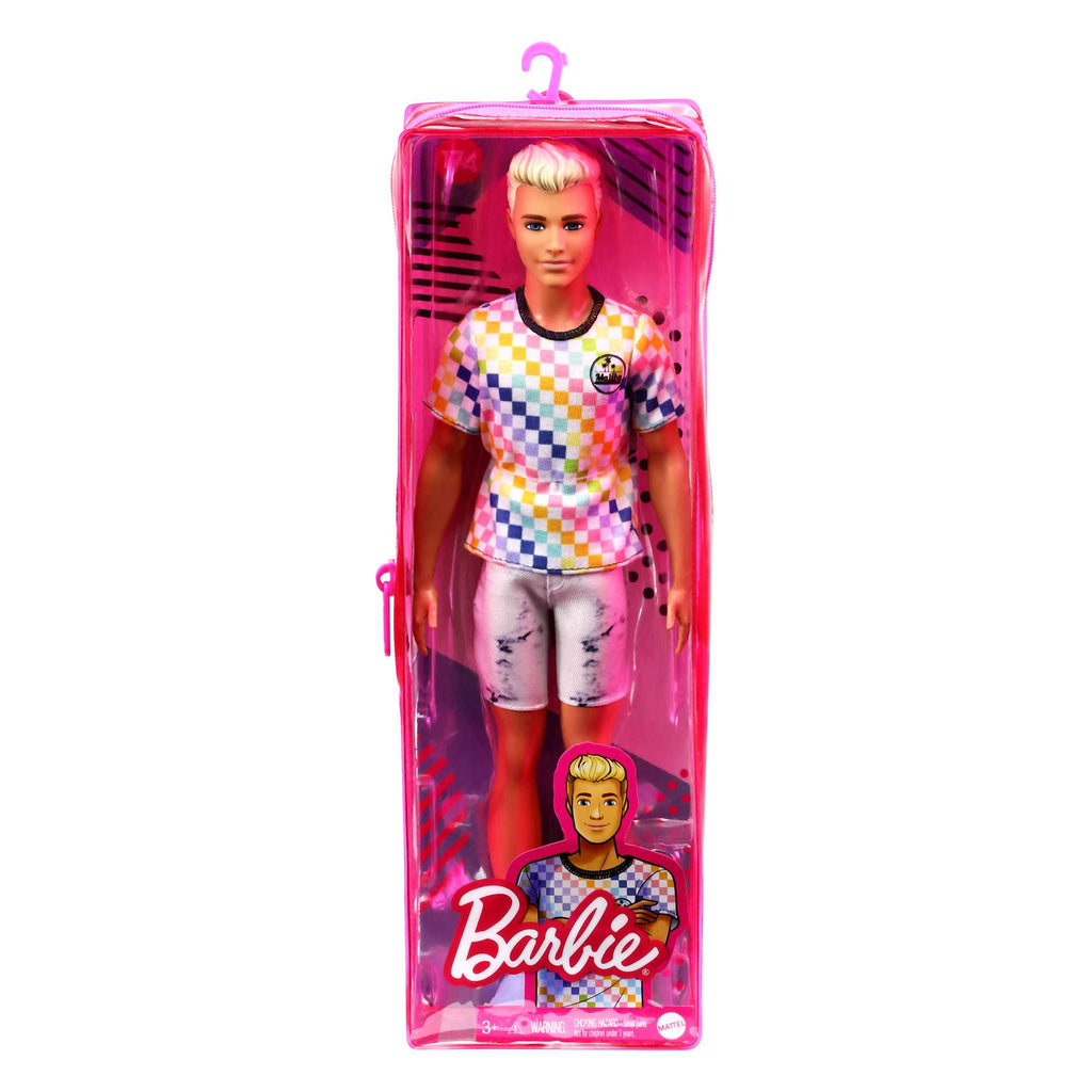 Barbie Ken Fashionistas Puppe Im Karierten T-Shirt