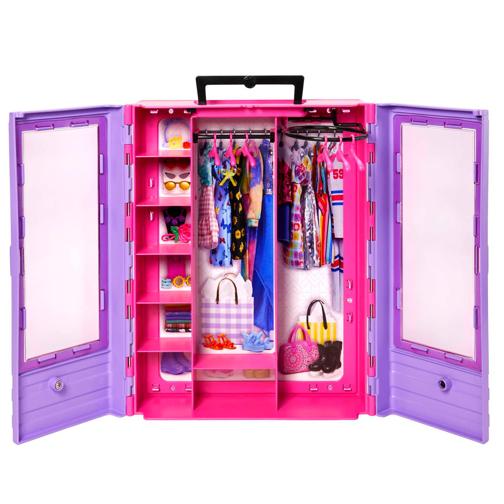 Armadio Moda Fashion Di Barbie Fashionistas Accessorio Con 6 Grucce, Dai 3 Anni in Su