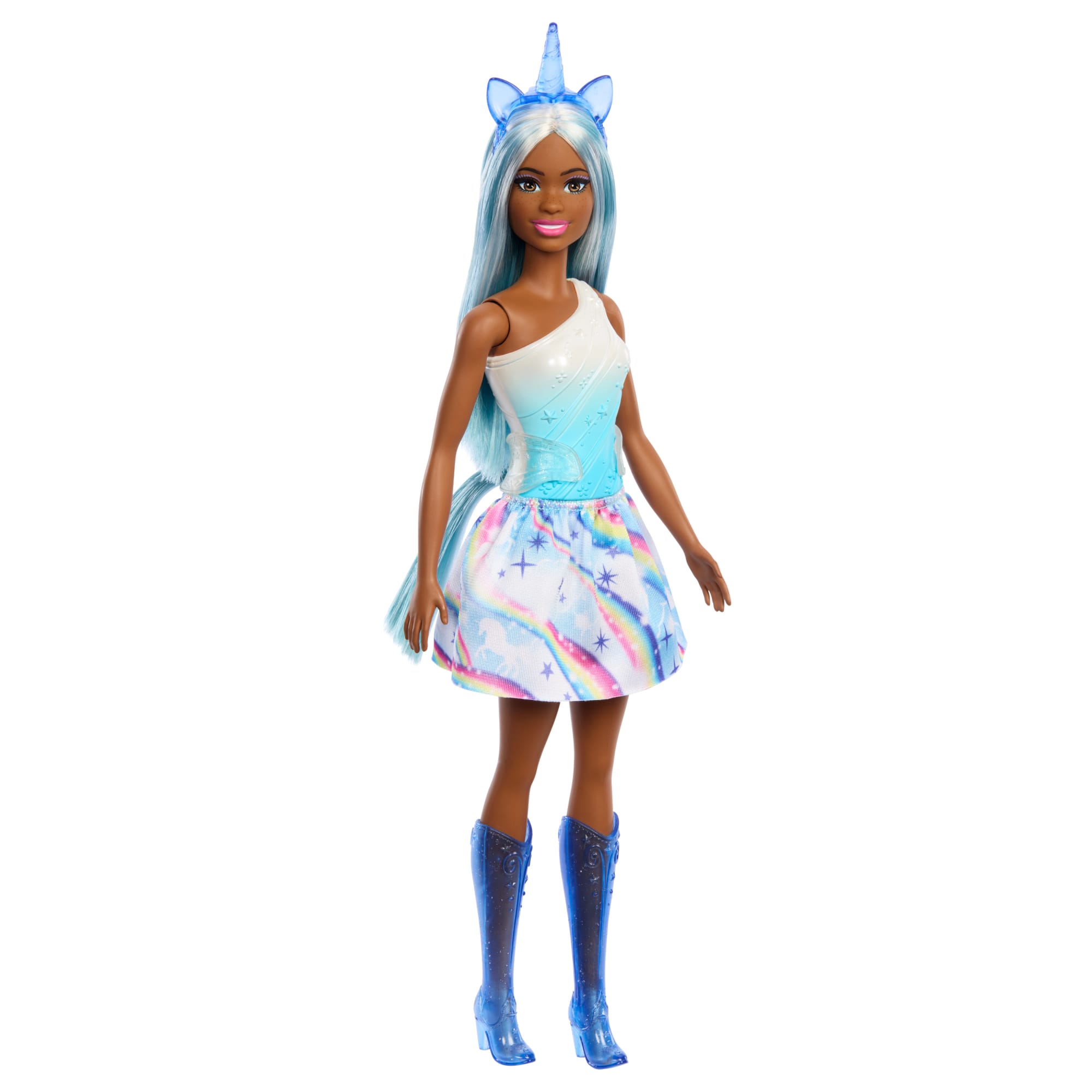Barbie Unicornio Muñecas Con Melena De Fantasía, Vestidos En Tonos Degradados Y Accesorios Inspirados En Los Unicornios