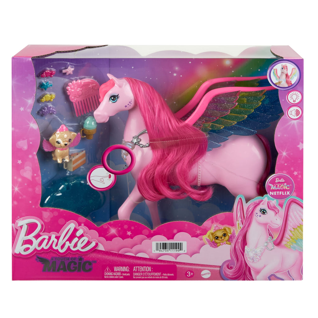 Barbie – Barbie Une Touche De Magie – Coffret Pégase Sons Et Lumières