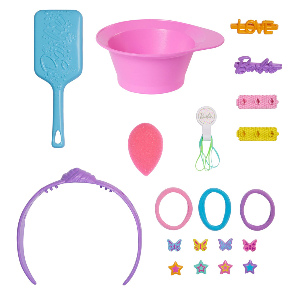 Barbie-Tête À Coiffer Color Reveal-Chevelure Brun Foncé Et Accessoires