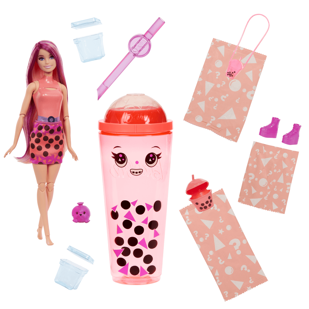 Barbie Pop Reveal Bubble Tea Series Fashion Doll & Accessories Set With 8 Surprises
