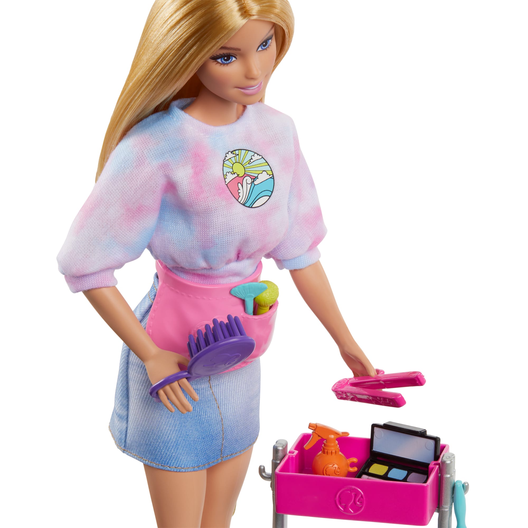 Barbie - Coffret Barbie Styliste Pour La Télévision - Poupée Mannequin - 3 Ans Et +