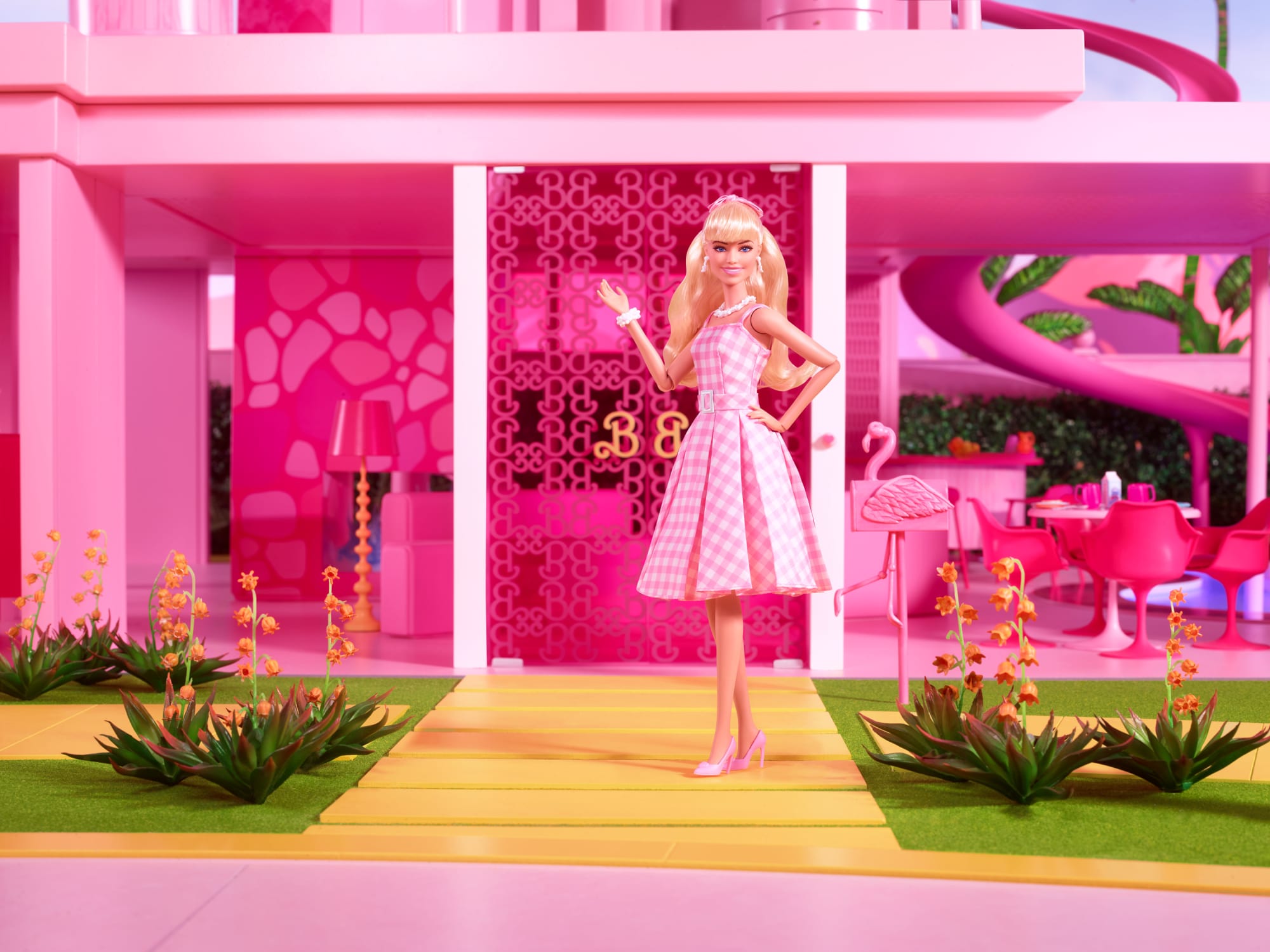 Barbie Le Film-Poupée Barbie En Robe Vichy Rose À Collectionner