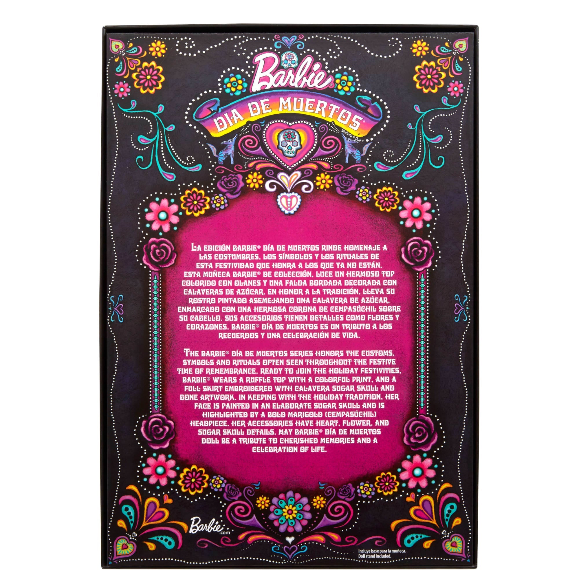 Barbie-Día De Muertos 2024-Poupée Signature Avec Robe Noire À Volants