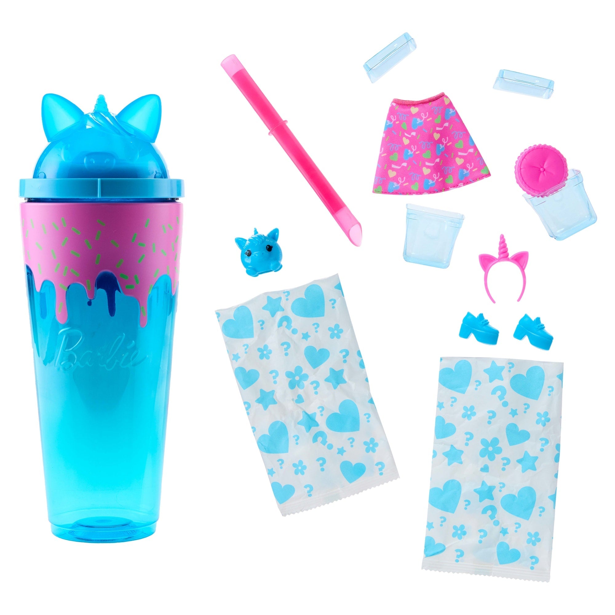 Muñeca De Moda Barbie Pop Reveal Dulce Unicornio De La Colección Batidos Con Accesorios Y Aroma