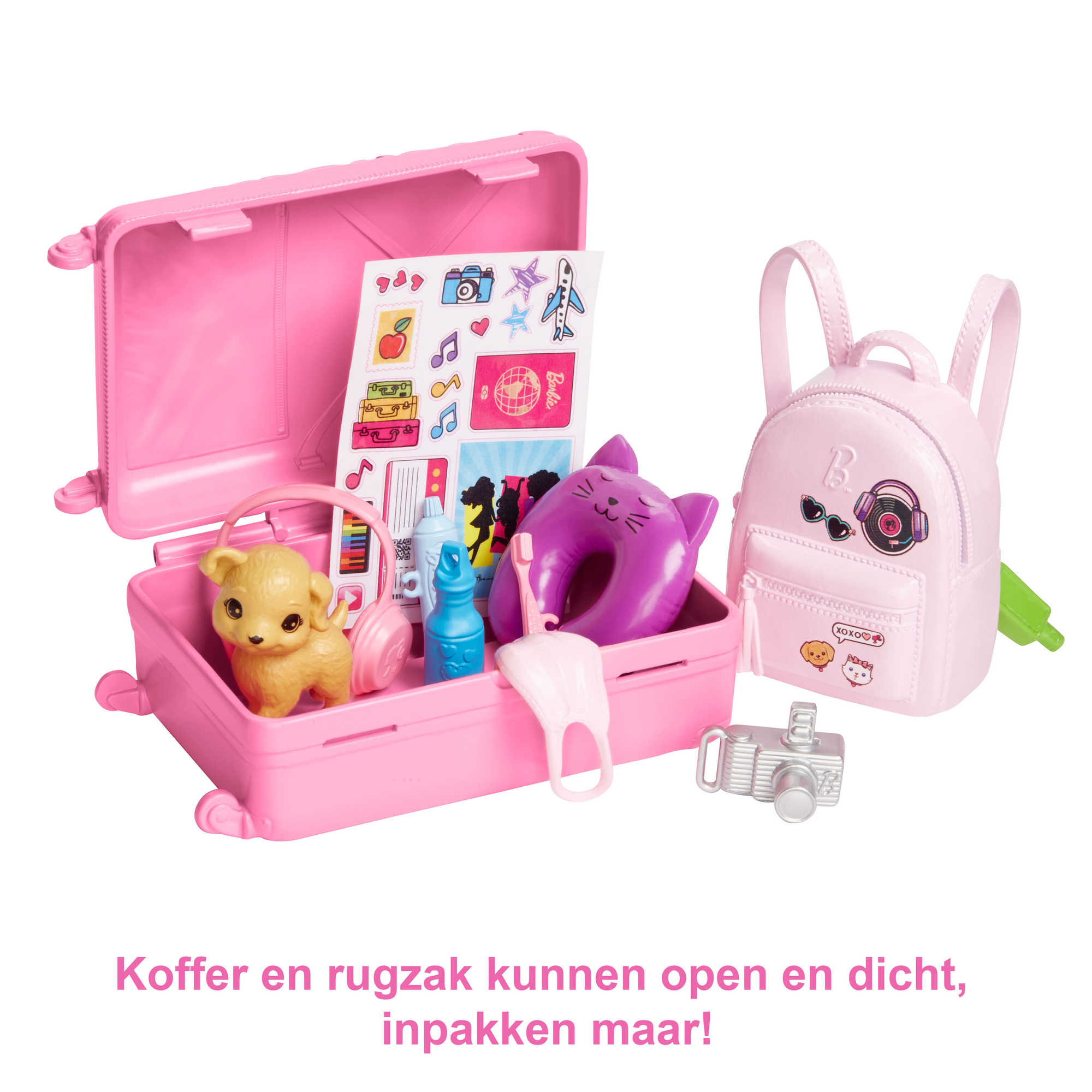 Barbie Pop En Accessoires, Reisset Met Puppy