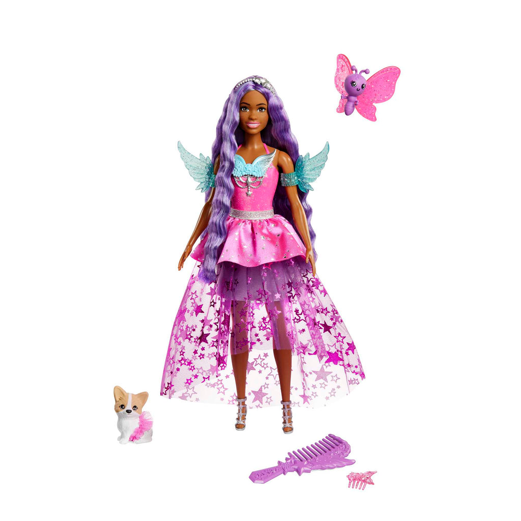 Barbie-A Touch Of Magic-Brooklyn-Poupée Avec 2 Animaux Féeriques
