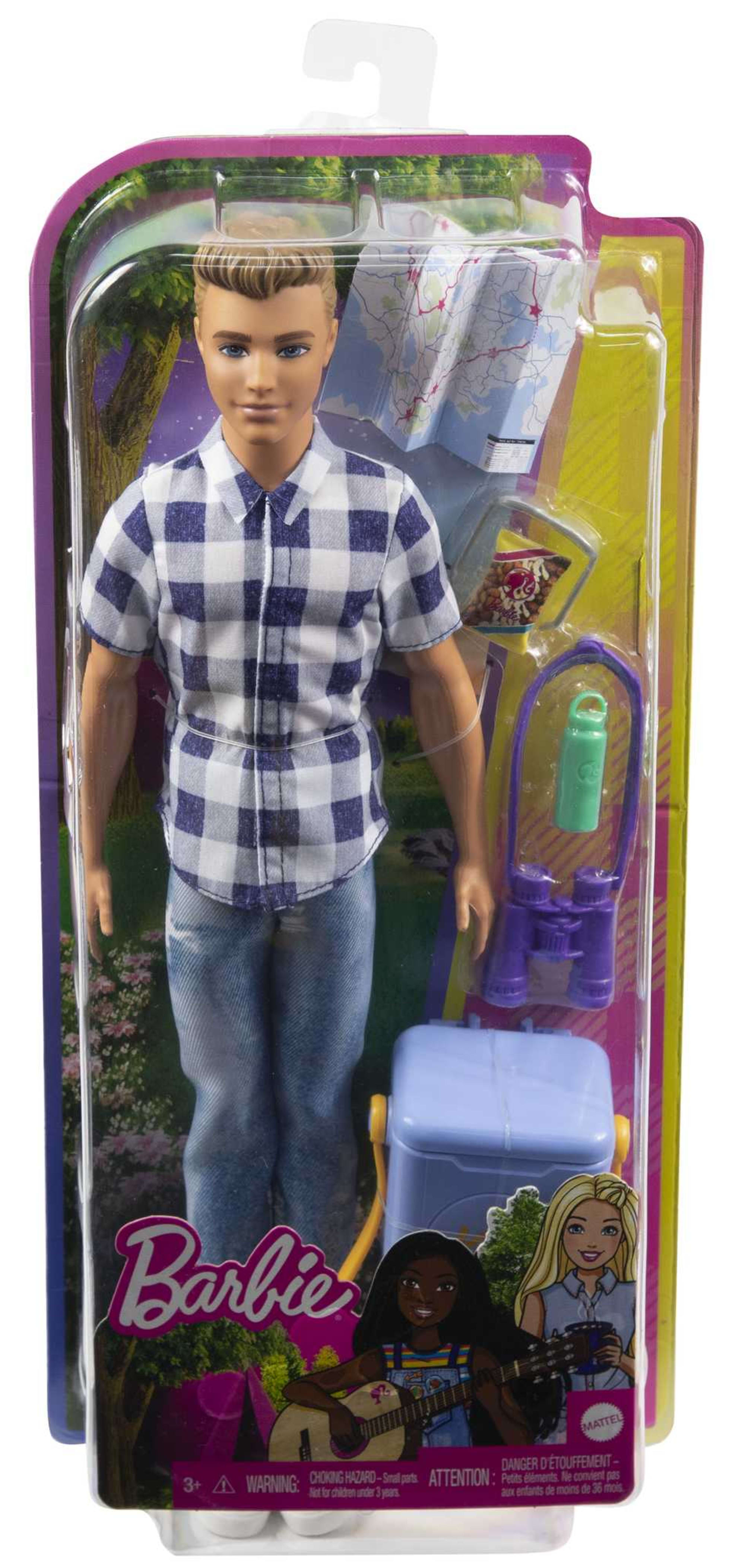 Barbie „Abenteuer Zu Zweit“ Ken Camping-Puppe Und Zubehör. Spielzeug Für Kinder Ab 3 Jahren