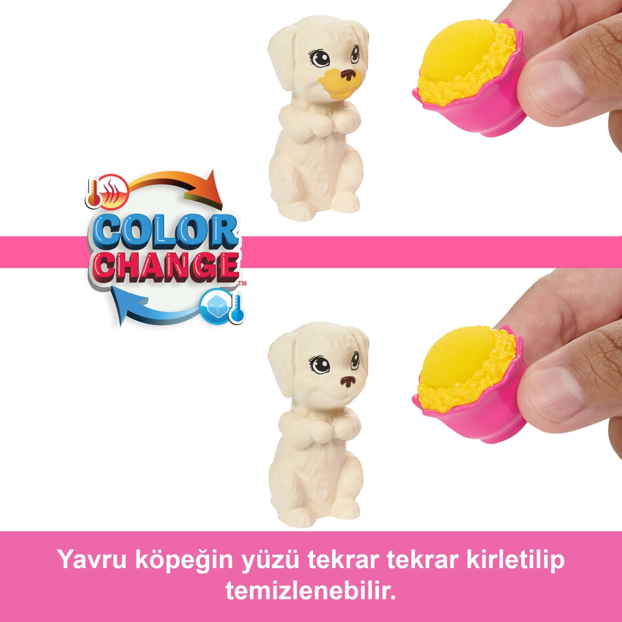 Barbie Ve Köpekçikleri Pijama Partisi Oyun Seti, 2 Oyuncak Köpek Figürü, 10'Dan Fazla Aksesuar Ve Renk Değişimi