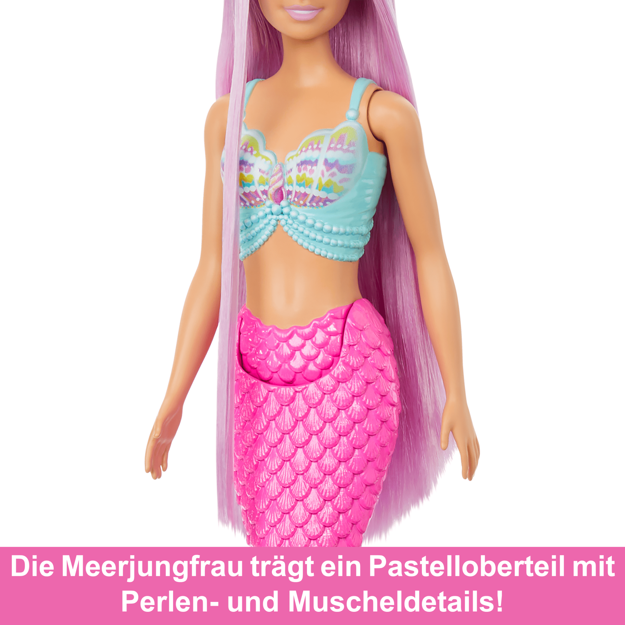 Barbie Meerjungfrauen-Puppe Mit Ca. 18 Cm Langen Fantasy-Haaren Und Zubehör Zum Stylen