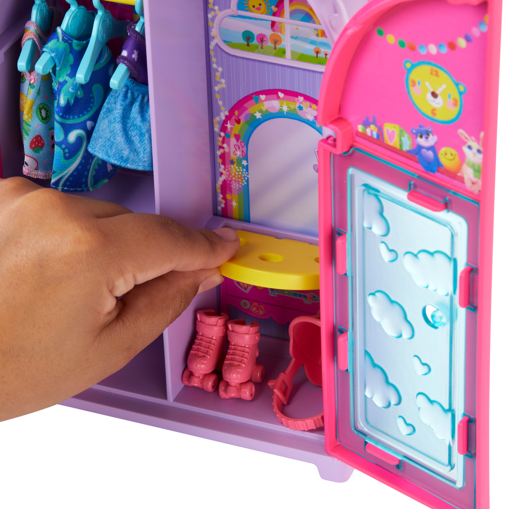 Barbie Chelsea Bebek Ve Oyuncak Giysi Dolabı; Giysiler Ve Aksesuarlar Içeren Oyun Seti