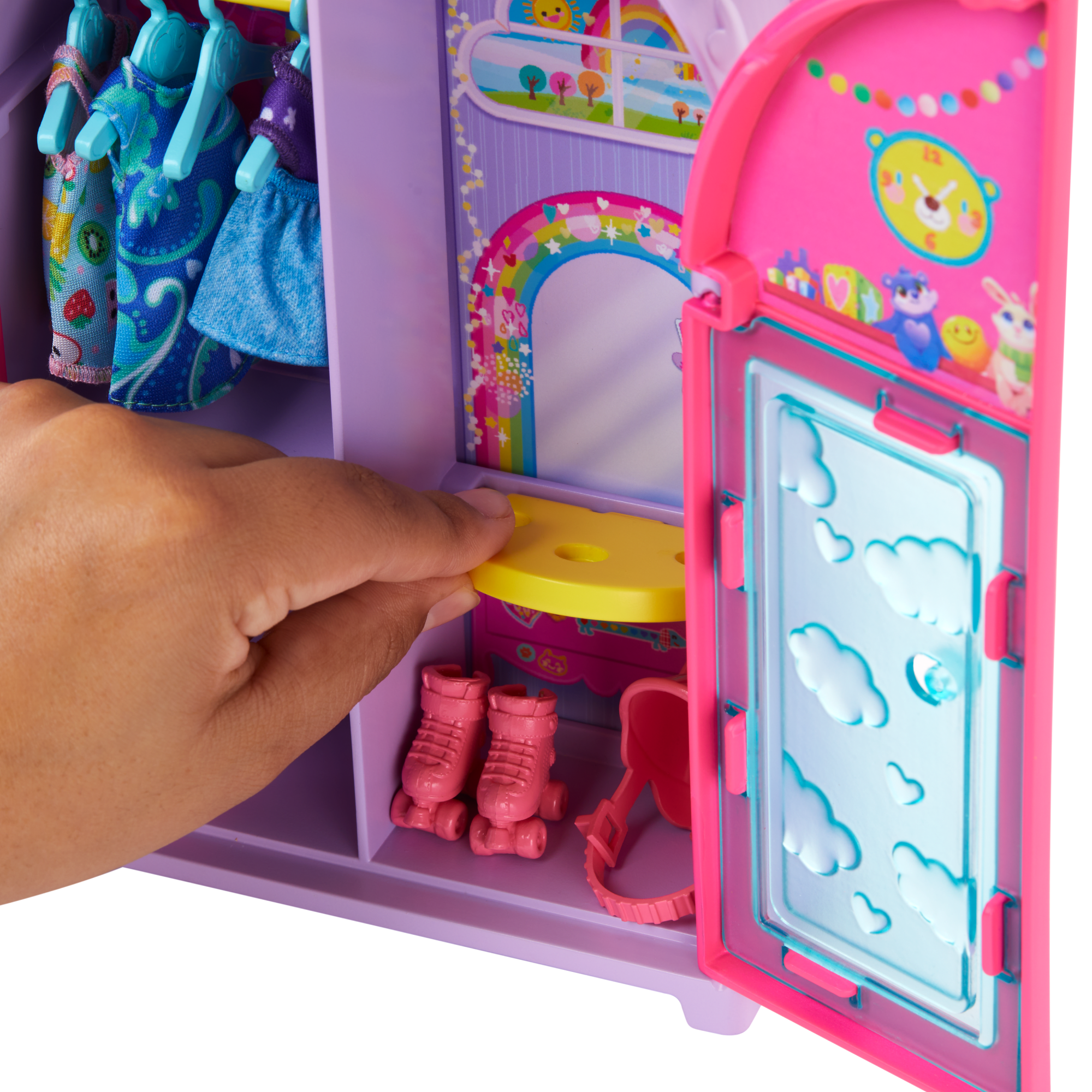 Barbie Chelsea Bebek Ve Oyuncak Giysi Dolabı; Giysiler Ve Aksesuarlar Içeren Oyun Seti