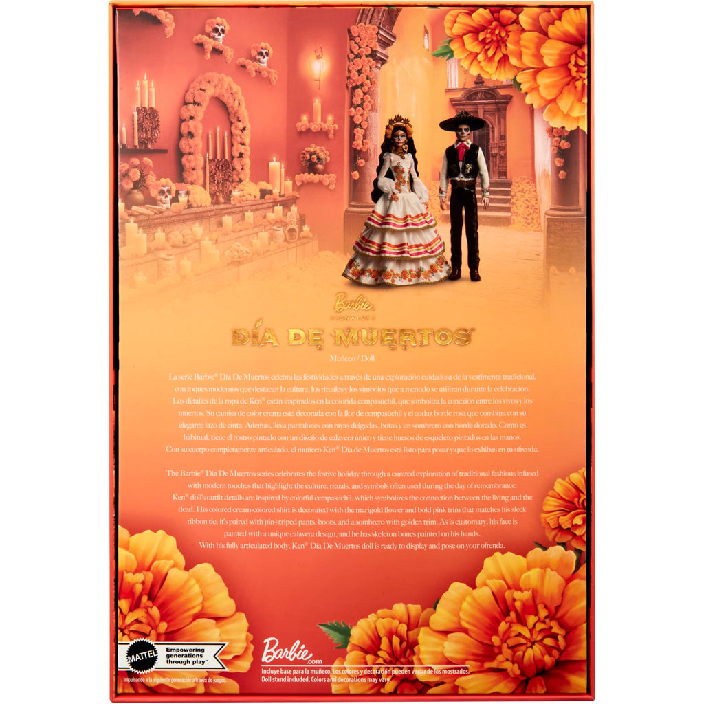Barbie Signature Día De Muertos 2025, Bambola Ken Da Collezione Con Completo E Sombrero