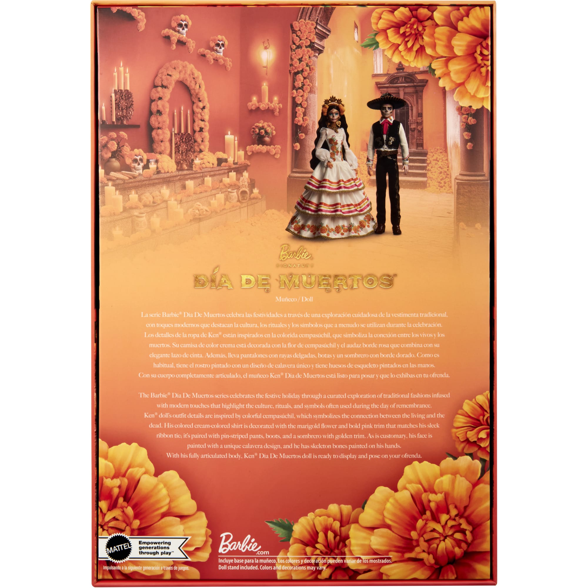 Barbie Signature Día De Muertos 2025, Bambola Ken Da Collezione Con Completo E Sombrero