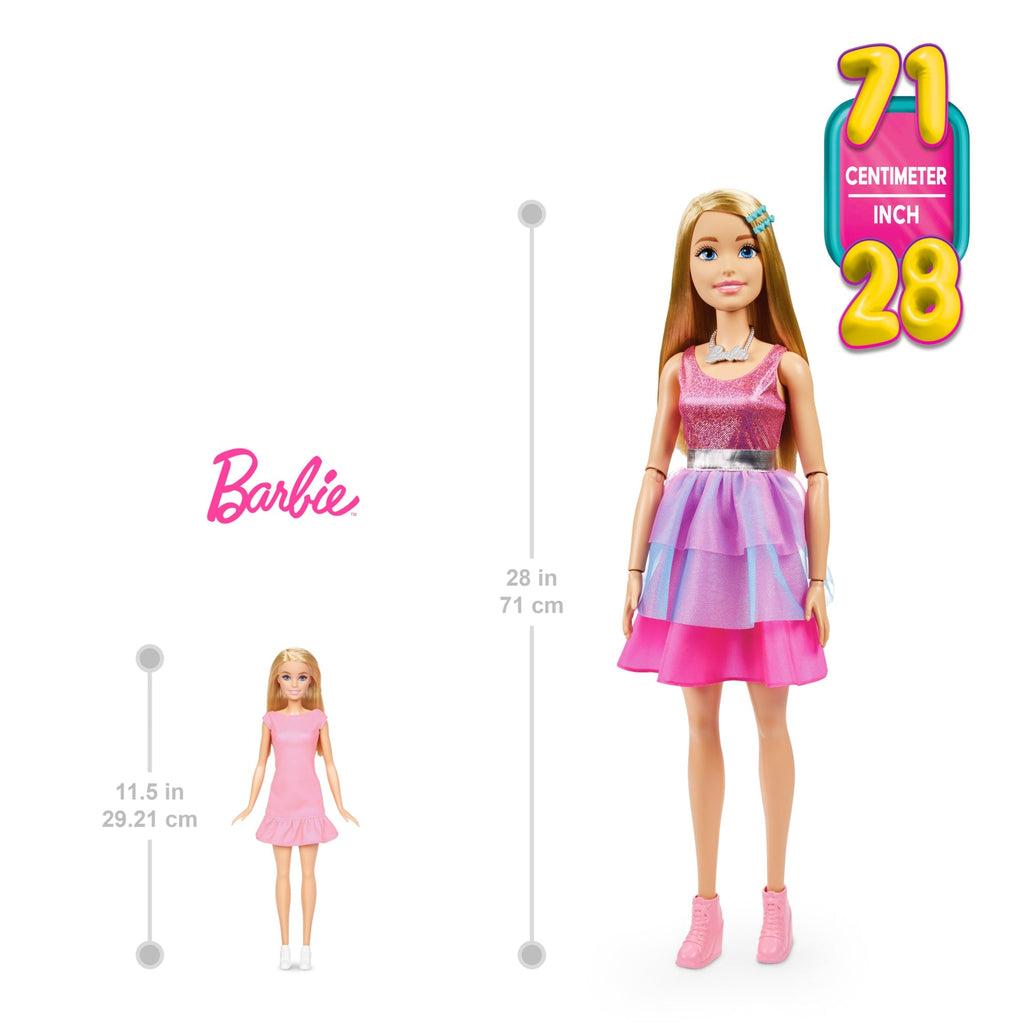 Barbie - Poupée Barbie 71Cm - Poupée Mannequin - 3 Ans Et +