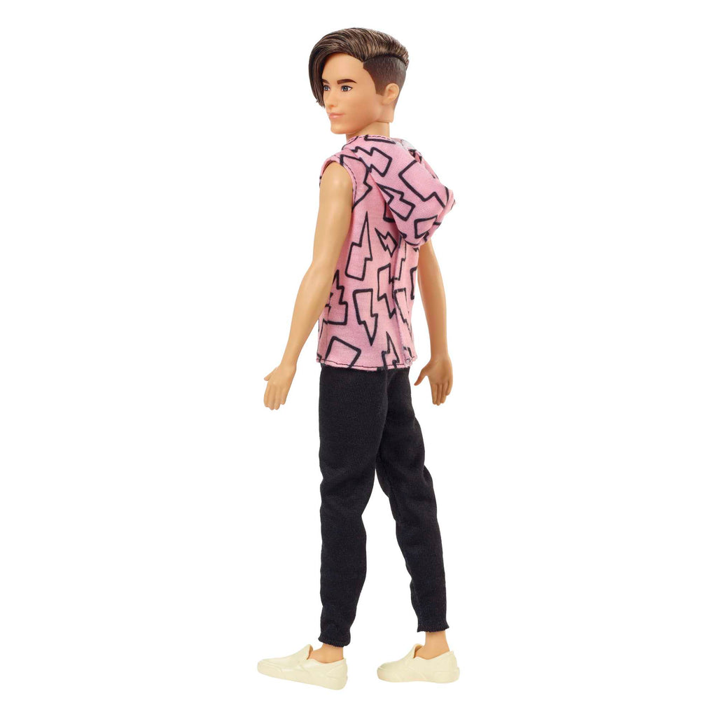 Barbie Ken Fashionistas Puppe Im Hoodie Mit Blitzen, Braune Haare, Hose, Für Kinder Von 3 Bis 8 Jahren