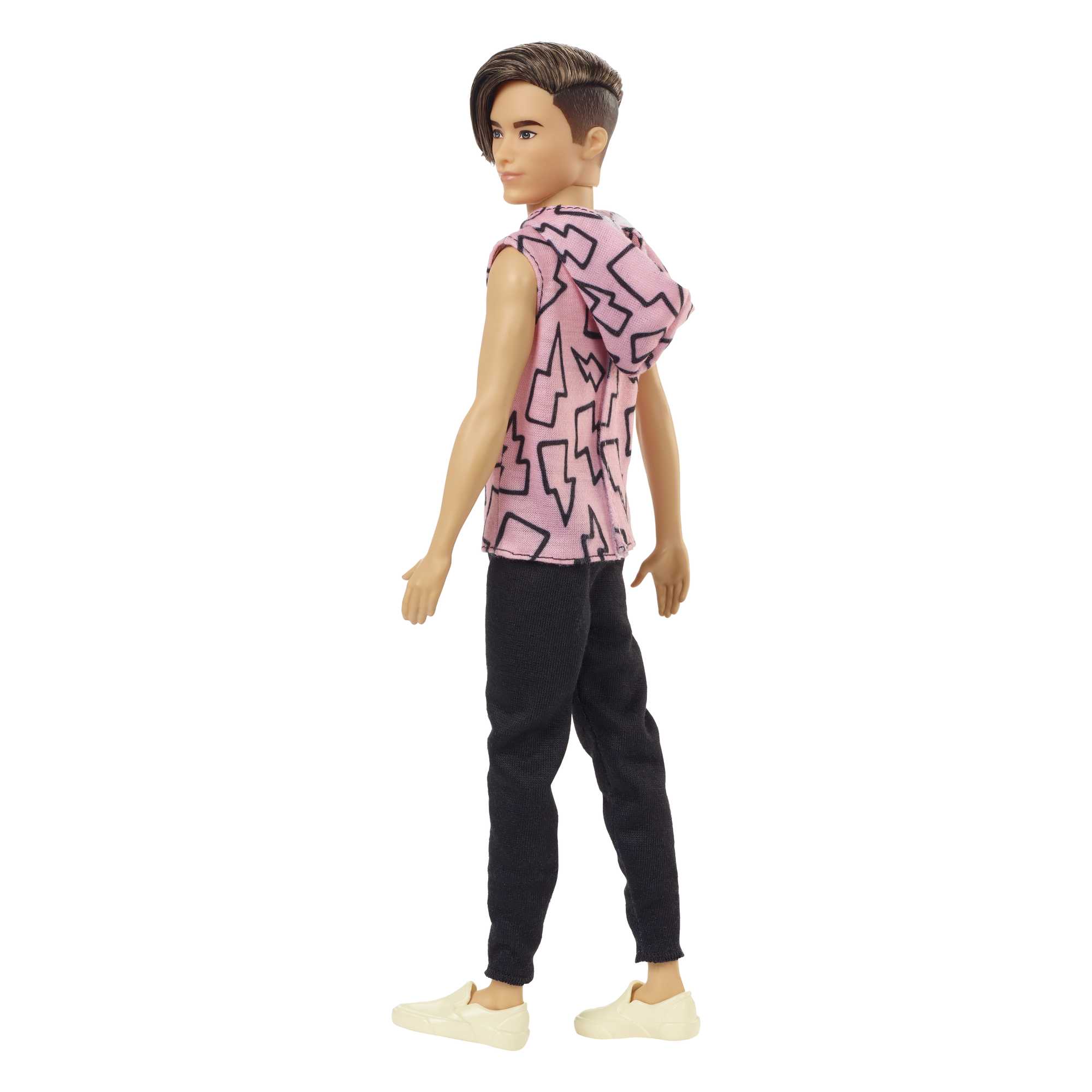 Barbie Ken Fashionistas Puppe Im Hoodie Mit Blitzen, Braune Haare, Hose, Für Kinder Von 3 Bis 8 Jahren
