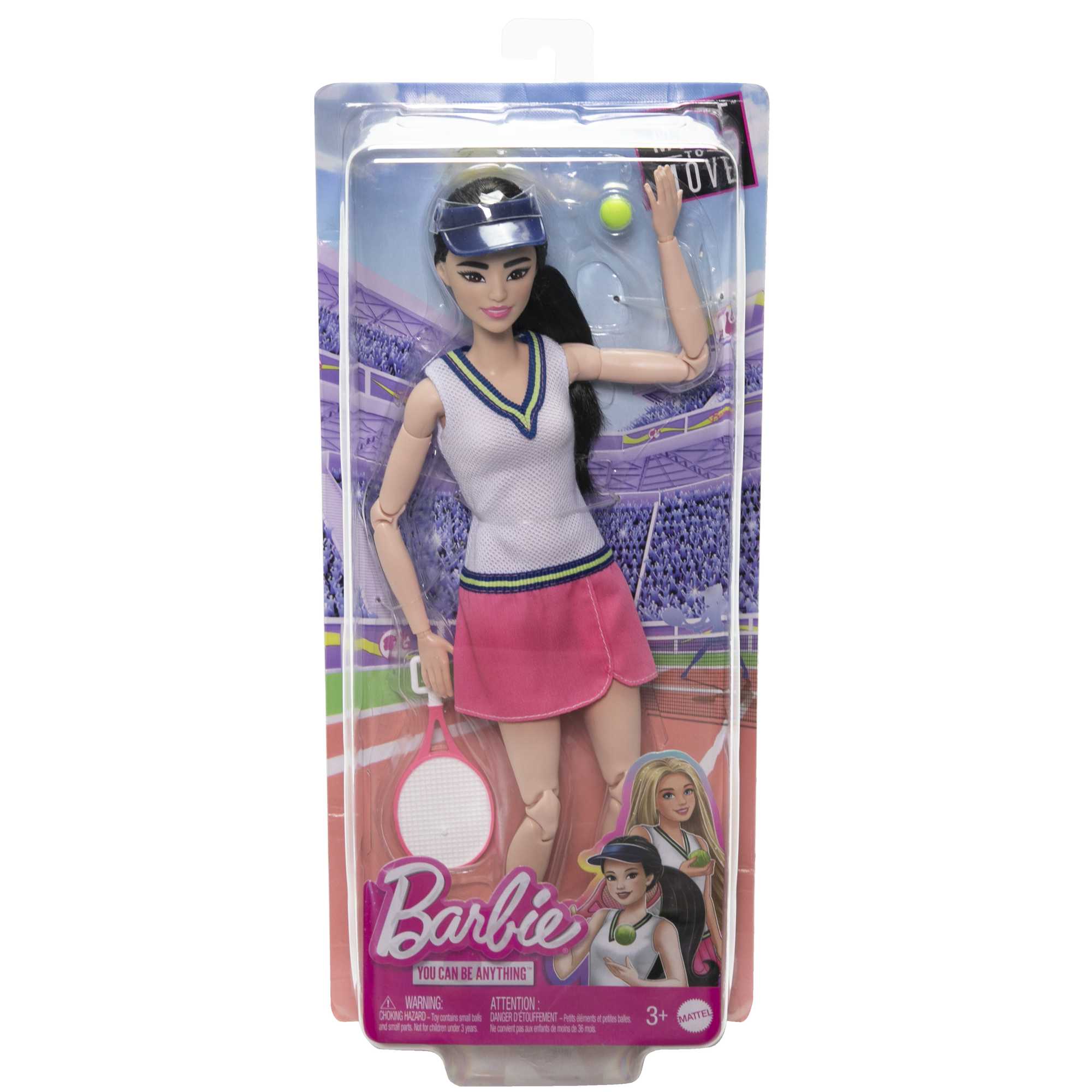 Barbie Made To Move Tennisspielerin-Puppe