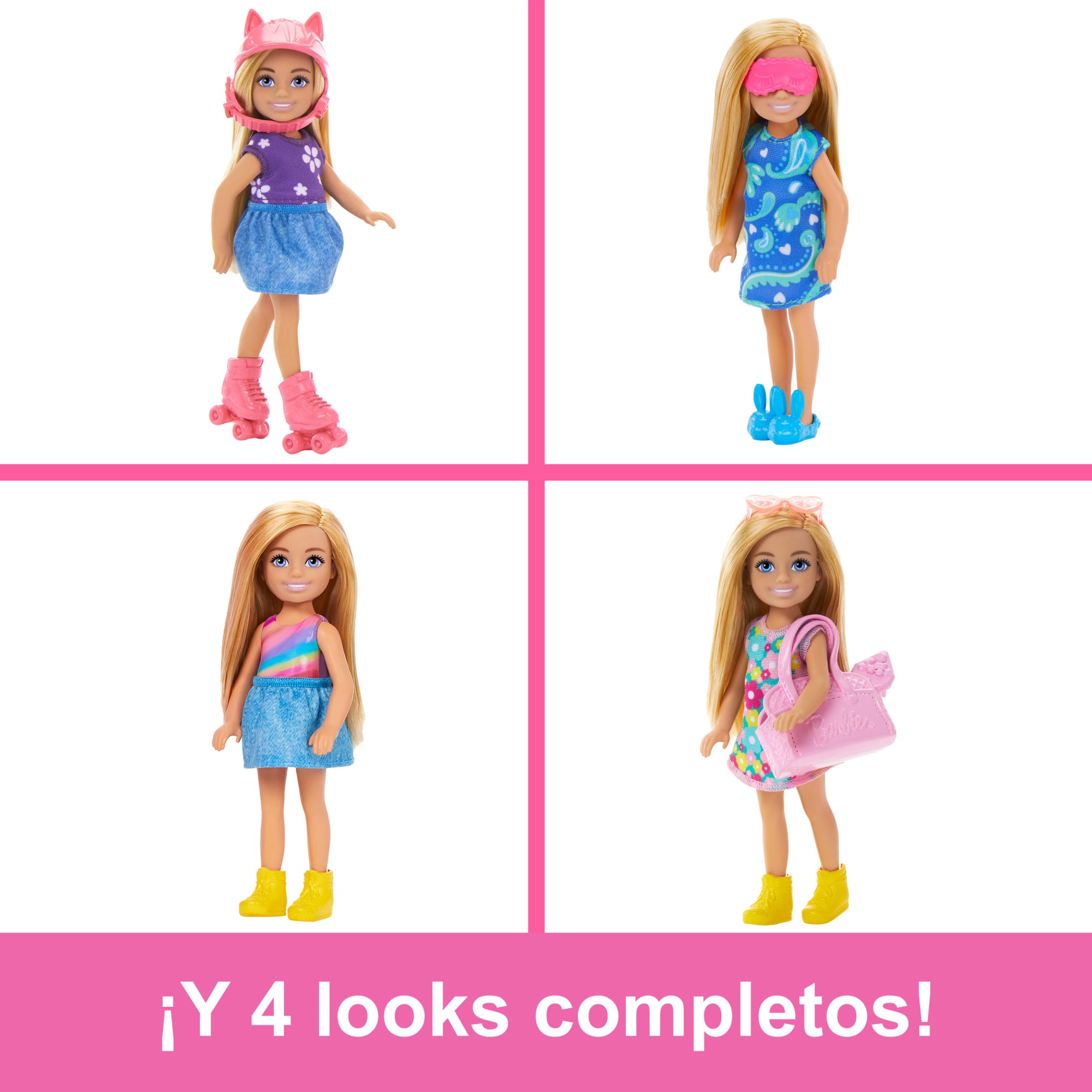 Conjunto De Juego De Muñeca Chelsea Y Armario De Barbie Con Ropa Y Accesorios