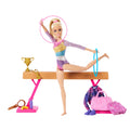 Barbie Ginnastica Artistica, Playset Con Bambola Bionda, Trave, Più Di 10 Accessori E Funzione Flip