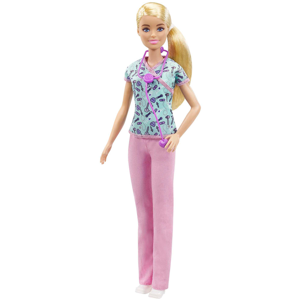 Barbie - Barbie Infirmière - Poupée Mannequin - Dès 3 Ans