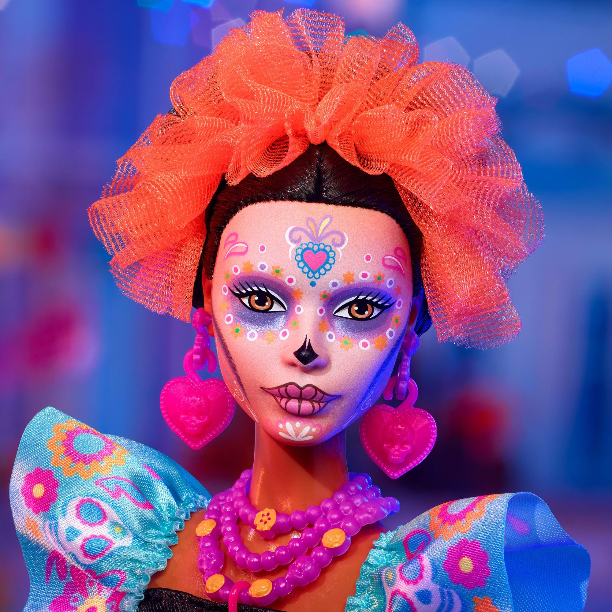 Barbie-Día De Muertos 2024-Poupée Signature Avec Robe Noire À Volants